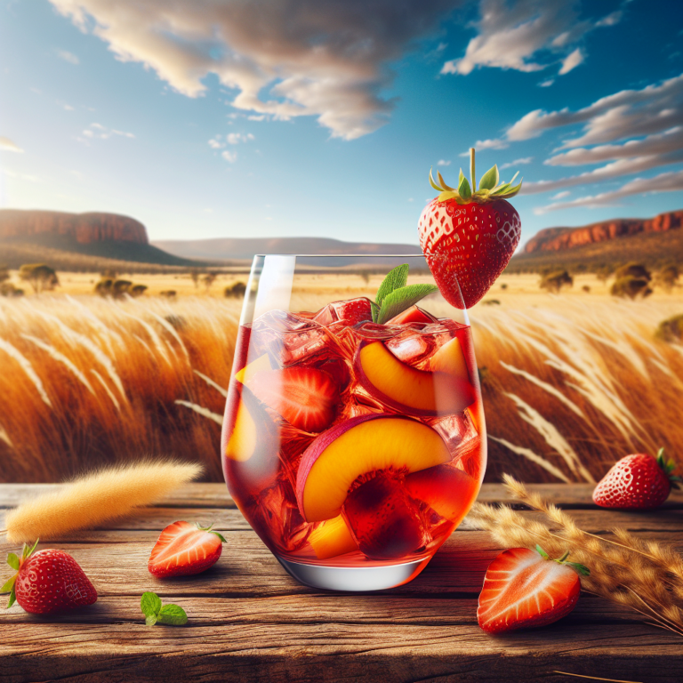 Outback Strawberry Peach Sangria – Restaurante comunitario