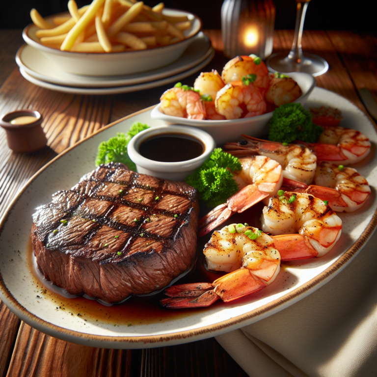 Outback Steakhouse Filete Y Camarones